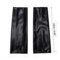 thumbnail image 3 of Unique Bargains 1 Pair Party Gloves Elegant Patent Leather Fingerless Short Style Long Opera Party Gloves 9.06"x3.54" Black, 3 of 5