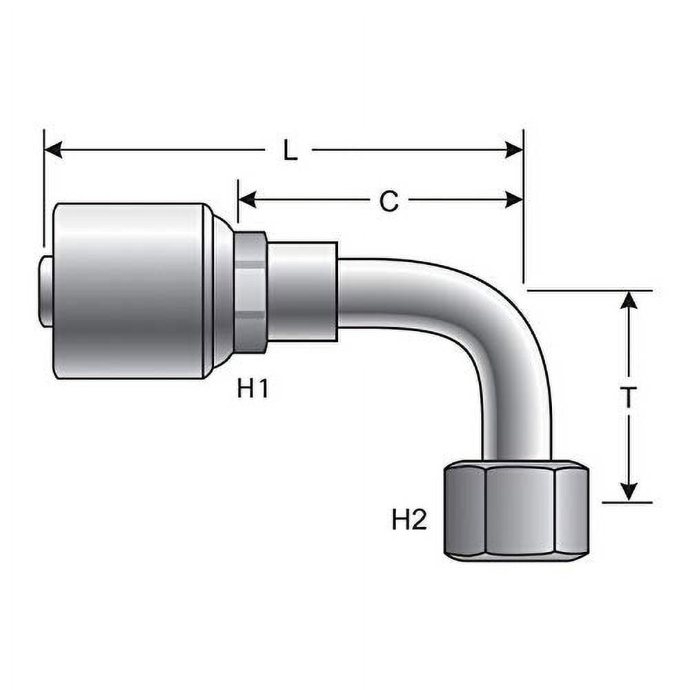 Gates BELTS & HOSES - 8G-6FFORX90S