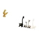 thumbnail image 5 of Estatua de cerámica de jirafa y Feng Shui: decoración creativa para el hogar, centro de mesa para cumpleaños, aniversarios, escritorio, estantería o i, 5 of 8