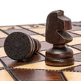 thumbnail image 4 of Husaria Wooden Three-Player Chess - 32 Centimeters - with Foldable Board, Handcrafted Playing Pieces, and Felt-Lined Storage, 4 of 9