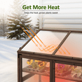 thumbnail image 4 of MCombo Cold Frame Large Wooden Greenhouse Cabinet Garden with Adjustable Shelves for Outdoor Indoor Use, 1344, 4 of 9