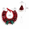 thumbnail image 3 of Christmas Pet Accessories, Festive Scarf and Hat Set for Dogs and Cats, Holiday Photo Props for Family Gatherings Parties and Home Celebration Decor, 3 of 7