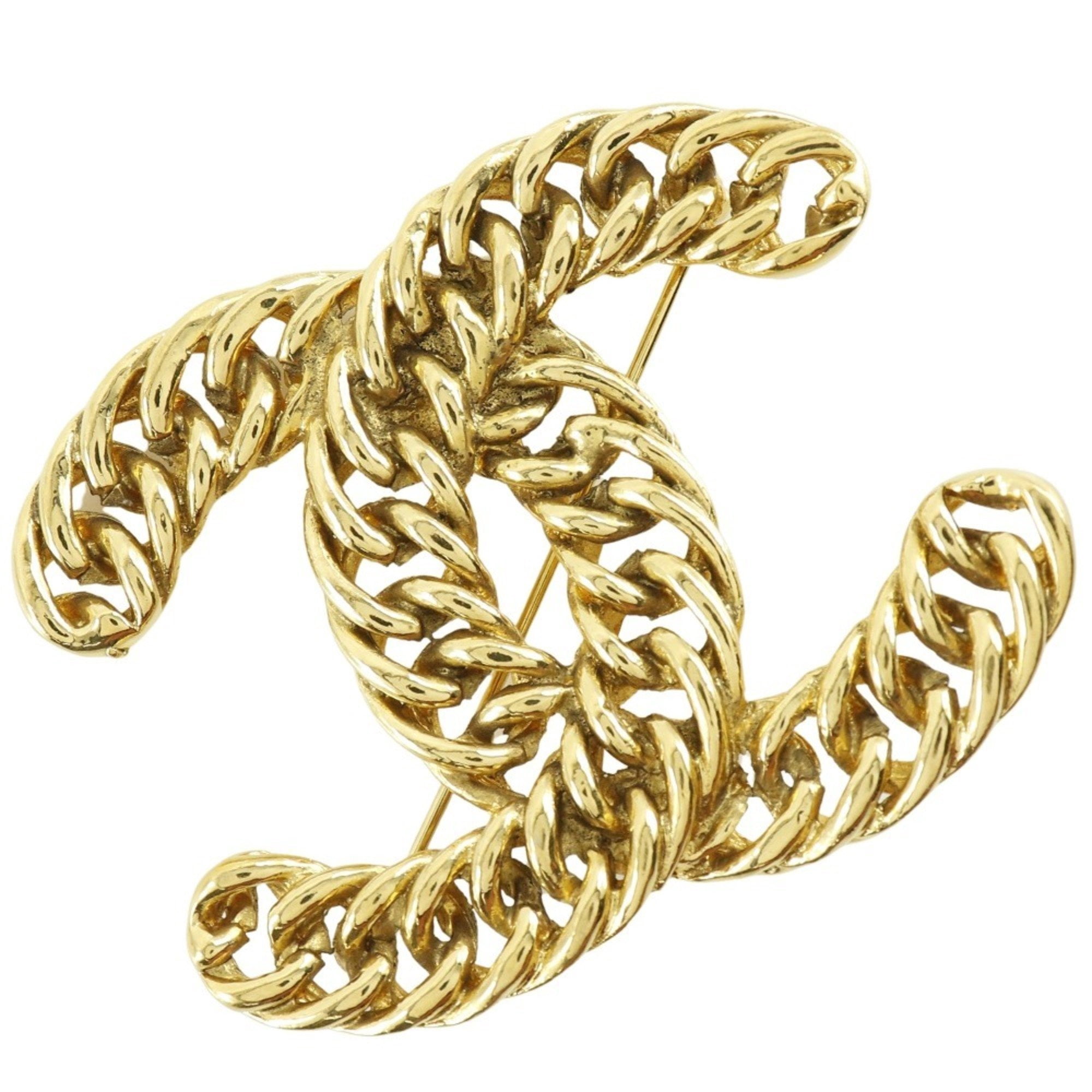 CHANEL 98A Coco Mark Chain Ball Vintage Kanzashi Hairpin Metal Women\'s Gold COCO CHANEL Vintage Necklace – Coco Alea Hawaii main image 4