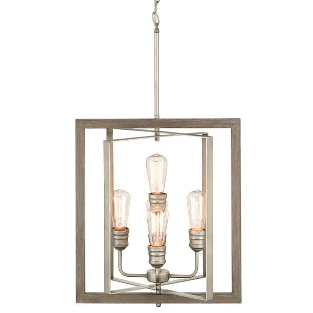 Home Decorators Palermo Grove 5light Nickel Pendant With Weathered Accents Com - Home Decorators Palermo Grove
