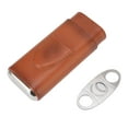 thumbnail image 6 of Cigar Holder Case, Portable 3 Finger Cigar Case Glossy  For Outdoor Black,Brown, 6 of 8