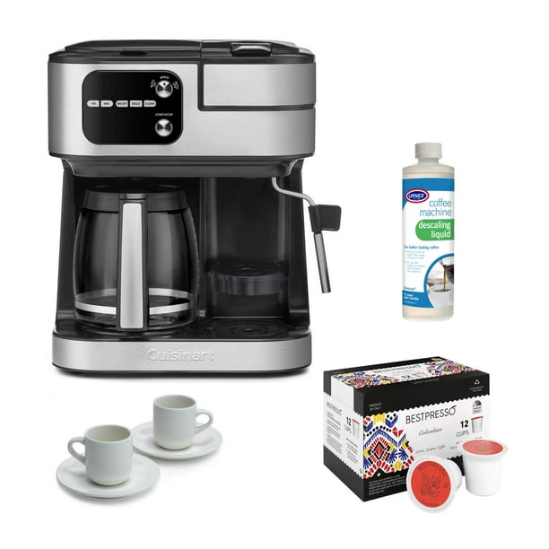 Cuisinart Coffee Center Barista Bar 4In1 Coffeemaker (Black) with Cup