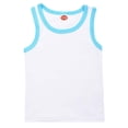 thumbnail image 3 of Glisme Boy Tops 5-6 Years Sleeveless Tee Crewneck Tank Tops Solid Color T Shirts Fashion Wear Light Blue, 3 of 3