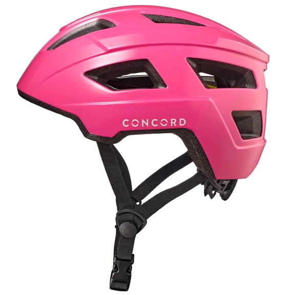 Concord Kids Pink Bike Helmet - Size S, Ages 5 , Adjustable Fit, 15 Cooling Vents
