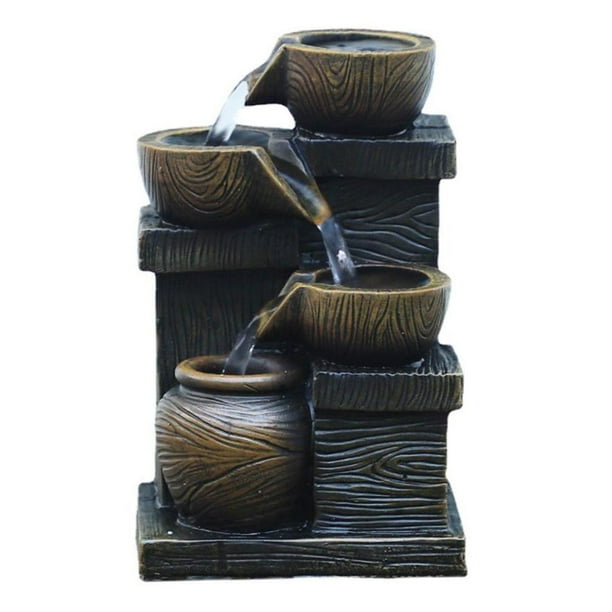 Wweixi Indoor Water Fountain Bedroom Waterfall Farmhouse Decor Home Ornament Deck Walmart.ca