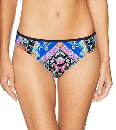 Nanette Lepore Patchwork Siren Women's Floral Print Hipster Bikini Swim Bottom
