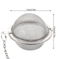 thumbnail image 2 of Youkk Infuseur à Thé en Maille d'Acier Inoxydable avec Chaîne, Diffuseur Intercalaire pour Drainage, Rinçage, Café, Riz, L, 2 of 9