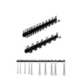 thumbnail image 2 of Garage Tool Organizer Wall Mount Wrench Organizer Wall Mount Tool Holder Black Wall Tool Organizer for Combination Wrenches Home Workshop Garage Storage 2 Pack, 2 of 8