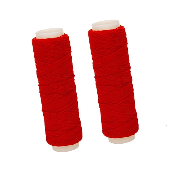 MOMOJIA 2 Roll Elastic Fly Fishing Baits Line Wear Resistant Nylon Lures Thread Easy Wrap