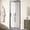 Matte Black, variant on WinZo 31-32" W ×72" H Small Pivot Shower Door with Frame, 1/4"(6mm) SGCC Clear Glass Shower Door, Nano Easy-Clean Coating, Reversible Installation, Matte Black