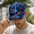 thumbnail image 4 of 9/11 Hat We Will Never Forget Patriotic 25th Anniversary Hat Remember 911 Memorial Baseball Cap for Women Men, 4 of 6