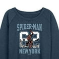 thumbnail image 3 of Marvel Spider-Man - 62 New York - Ladies French Terry Pullover Sweatshirt, 3 of 5