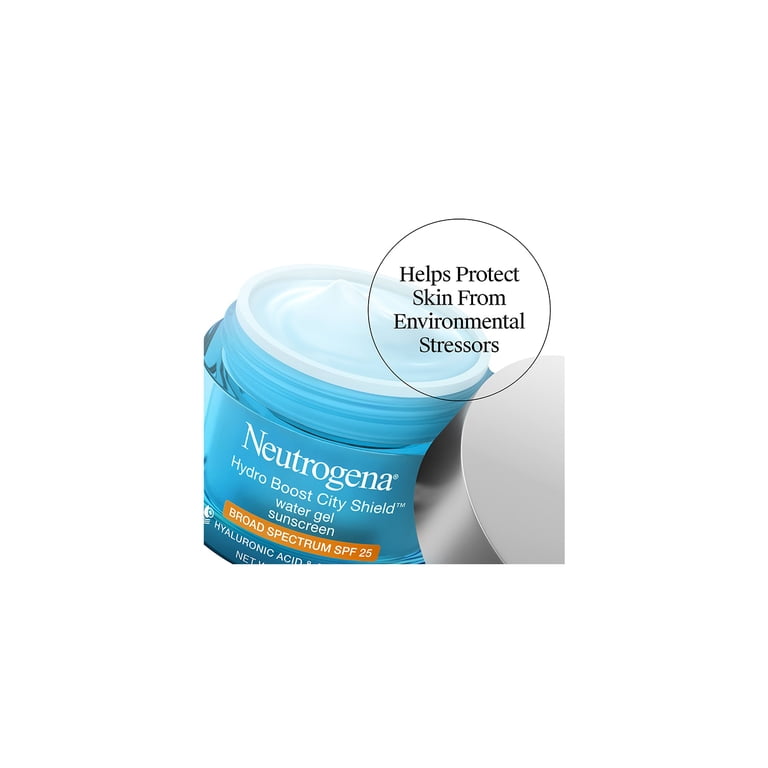Neutrogena Hydro Boost City Shield Water Gel SPF 25, 1.7 oz
