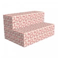 thumbnail image 1 of Floral Foldable Mattress, Vintage Flowers, 74.8" x 39.4", Pastel Pink Pale Salmon, by Ambesonne, 1 of 4