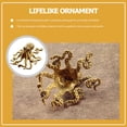 thumbnail image 4 of unbranded 2Ud Estatua De De Para Tradicional China Con Acabado Dorado Exquisito, 4 of 6