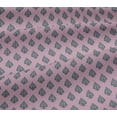 thumbnail image 4 of oneOone Cotton Jersey Pastel Pink Fabric Leaves & Floral Block Dress Material Fabric Print Fabric By The Yard 58 Inch Wide, 4 of 4