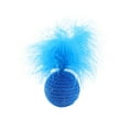 thumbnail image 1 of BKER 2025 New Cat Colorful Rainbow Toys Flutter With Feather And Phonation For Indoor Ourdoor Kitty Interactive Playing Chewing Training Exercise Interactive Cat Toys For Indoor Cats, 1 of 4