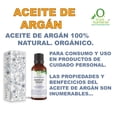 thumbnail image 2 of ACEITE DE ARGÁN 60 ML VIVONATURAL, REPARACIÓN CAPILAR. 100% NATURAL. ORGÁNICO, 2 of 4