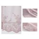 thumbnail image 3 of Xiao Hua Cortina de encaje con bordado floral, translúcida, ideal para decorar dormitorios y cocinas, color rosa, 1 pieza, 135 x 61 cm, 3 of 5