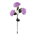 thumbnail image 2 of Solar Powered Hydrangea Flower Lights Courtyard Lights Outdoor Waterproof Garden Balcony Decoration Landscaping Outdoor Floor Mounted Hydrangea Flower Ligh, 2 of 7