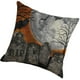 thumbnail image 3 of Advancent Funda de almohada decorativa, decoración de Halloween, funda de almohada acogedora con patrón de calabaza, funda de cojín cuadrada para sofá, Decoración del hogar seis SXYM42 Advancent HA060851-06B, 3 of 6