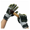 thumbnail image 2 of Gants Robustes Résistants aux Coupures Anti-Impact Vibration Huile Sécurité Gants de Travail Anti-Coupe Absorption des Chocs Mécanique Résistance aux Chocs,Résistants à l'Usure, 2 of 7