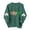 #345-Green, variant on Craaazy Women's Crewneck Long Sleeve Sweatshirts St. Patrick's Clothes Gifts