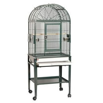 A&E Cage GA22217C HQ Green 22 x 17 in. Dome Top Cage with Plastic Base, Green