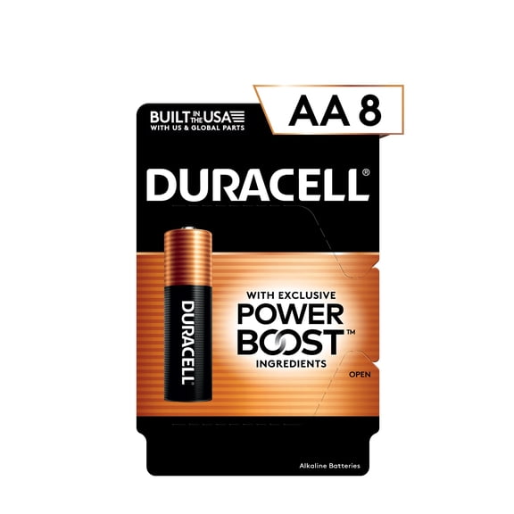 Duracell Coppertop AA Alkaline Batteries 8/PK