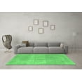 thumbnail image 3 of Ahgly Company Indoor Rectangle Abstract Emerald Green Modern Area Rugs, 4' x 6', 3 of 4