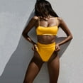 thumbnail image 2 of CNKOO Bikini High Waisted Tummy Control Two Piece Swimsuit Sling Swimwear, 2 of 5