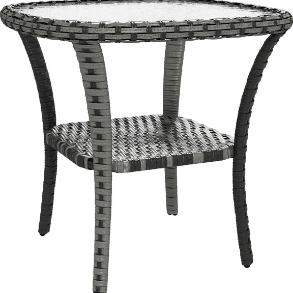 Small Outdoor Table - Storage Feature - Sunroom Relax - Organizes Small Things