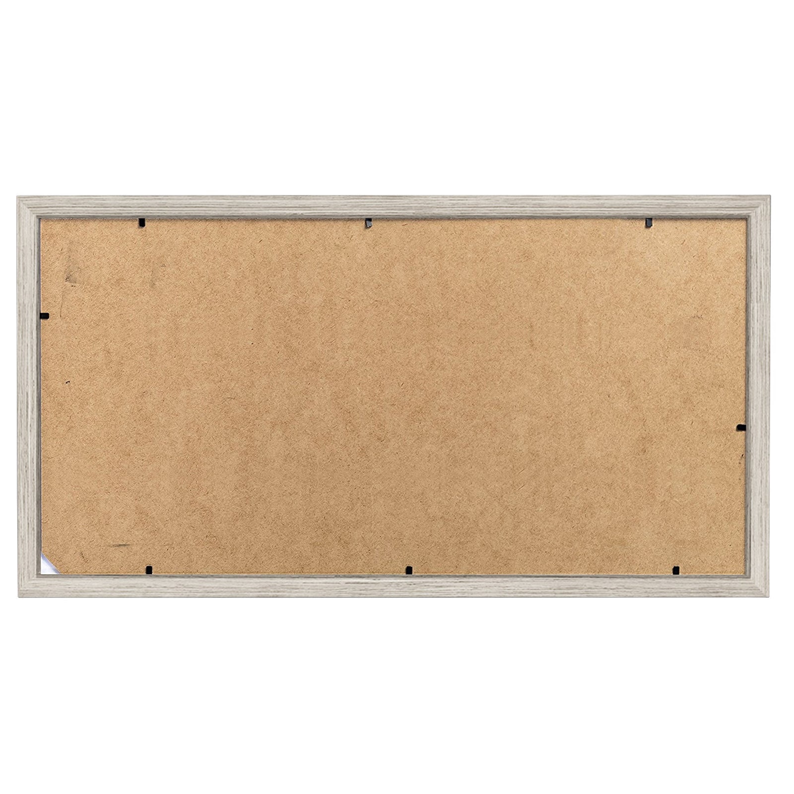 Americanflat 8x20 Collage Picture Frame in Driftwood | Displays Four 4x6 inch Photos. Shatter-Resistant Glass. Hanging Hardware Included!