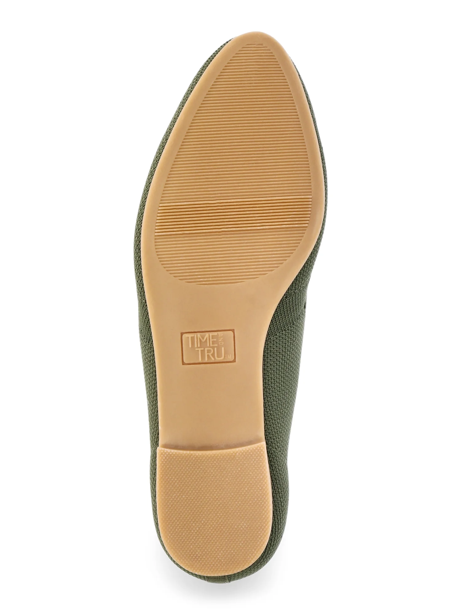 Time and Tru Women's Knit Ballet Flats