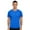 Lake Blue, variant on JanJean Men's Athletic Short Sleeves T-Shirt Quick Dry Performance Tee Shirt Gym Yoga Workout Tops Dark Grey 5XL