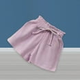 thumbnail image 5 of Cethrio Girls Shorts- Lightweight Athletic Loose-fitting Summer Casual Shorts Purple Size 8Y, 5 of 6