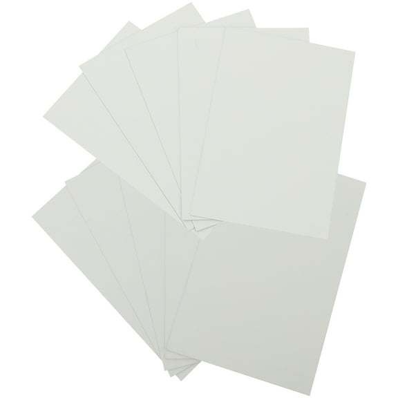ibasenice 10Pack Sublimation Aluminum Blanks White for Photo Display Tabletop Display Craft Enthusiasts