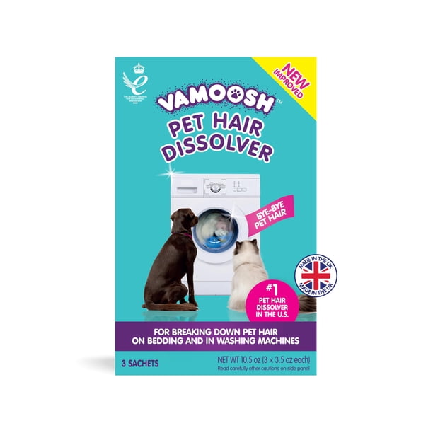 Disolvente de pelo de mascota Vamoosh, 3 sobres, 100 g