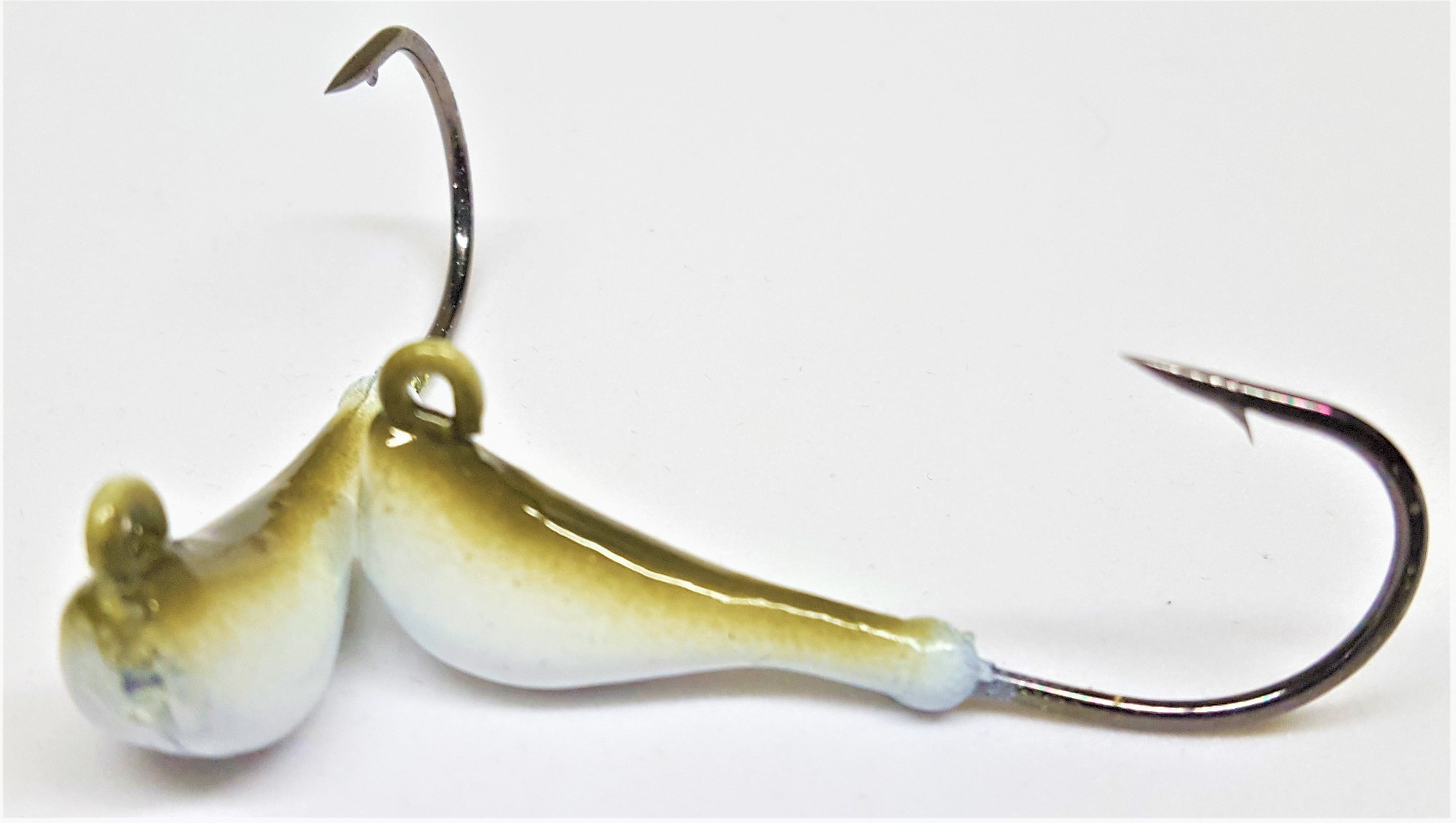 Details about   10 Pack Gold Saltwater Banana Jig Head Blackfish Redfish Fluke Eagle Claw Hook