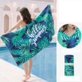 thumbnail image 3 of Toalla de playa de secado rápido de microfibra, toallas portátiles sin arena con gran absorción de agua, para nadar, viajar, hacer yoga, colores brillantes, 36" x 72", 3 of 6