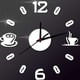 thumbnail image 4 of Diy 3D acrílico taza de café espejo reloj pegatina pared espejo calcomanías extraíble decoración del hogar papel tapiz Eigraketly JJ14827-01B, 4 of 6