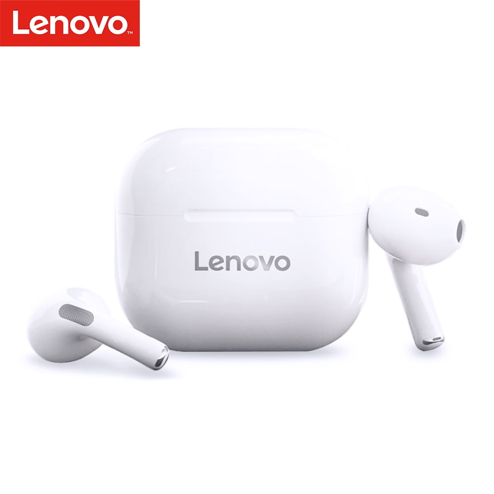 Lenovo LivePods LP40 TWS True Wireless Earbuds, Semi-in-ear Earphones  ,Bluetooth  Headphones with Touch Control Hands-Free Call Stereo Sound  Noise Canceling Waterproof 