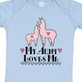 thumbnail image 4 of Inktastic Llama Aunt Loves Me Girls Girls Baby Bodysuit, 4 of 5