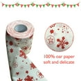 thumbnail image 1 of 2 Rolls Christmas Toilet Paper Snowflake Pattern Toilet Tissue Bathroom Paper, 1 of 5