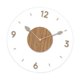 thumbnail image 4 of Reloj de pared decorativo nórdico creativo acrílico versátil silencioso para la pared Diámetro redondo de 30 cm, 4 of 9