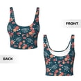 thumbnail image 6 of Goofa Happy Mother's Day Printed Sports Bras for Women, High Impact Running Bra Workout Crop Tank Tops Longline Sports Bra Push up-Small, 6 of 9